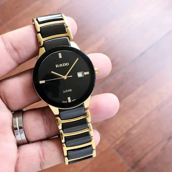 1st Copy Rado Jubile Black Gold Watch for Ladies