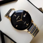 1st Copy Rado Jubile Black Gold Watch for Ladies