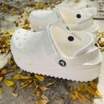 1st Copy Branded Hiker Full White Clogs