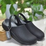 1st Copy Crocs Literide Comfortable Unisex Black Clogs