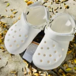 1st Copy Branded Hiker Full White Clogs