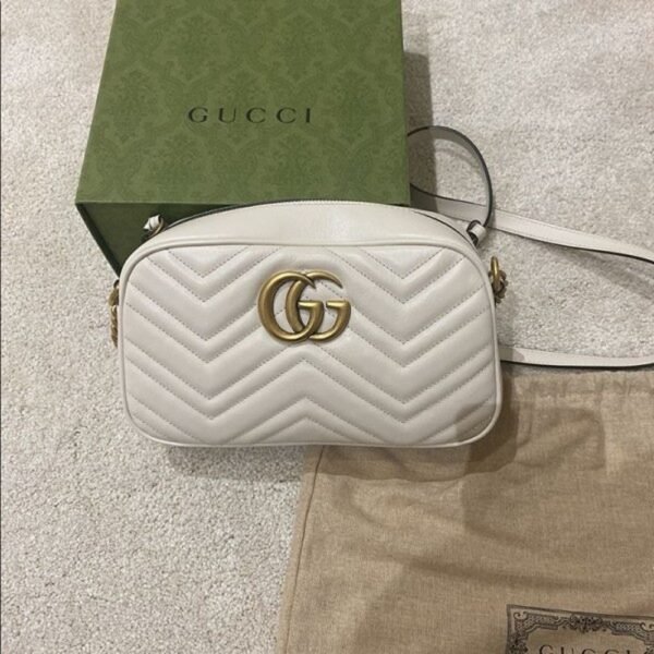 1st Copy Gucci Marmont Camera Sling Bag White 1st Copy Gucci Marmont Camera Sling Bag White