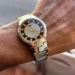 First Copy Rado Ceramic Silver & Black Watch for Men