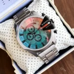 First Copy Diesel 10 bar watch Silver for Men