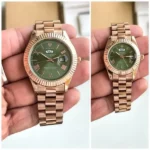First Copy Rolex Day-Date Couple Watch with Green Dial