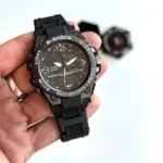 First Copy G-Shock GA Black & White with Green Belt