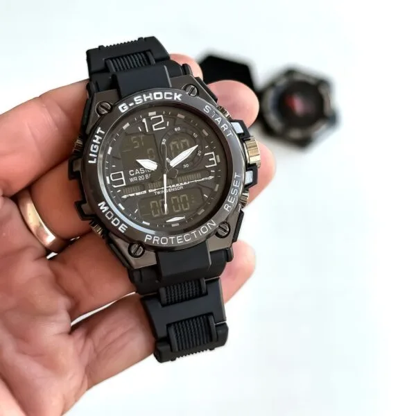 First Copy G-Shock GA Black & White with Green Belt First Copy G-Shock GA Black & White with Green Belt