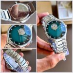 First Copy Rado Men's Silver & Green True Secret Diamonds Watch