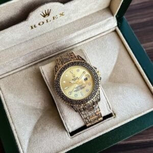 Rolex Submariner Handcrafted Gold Dial First Copy