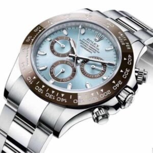 First Copy Rolex Cosmograph Daytona Blue Dial Watch with Ceramic Ring