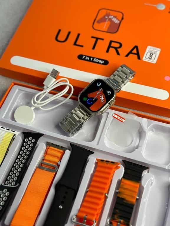 First Copy Apple Ultra Watch with 7 Straps Smartwatch (2) First Copy Apple Ultra Watch with 7 Straps Smartwatch