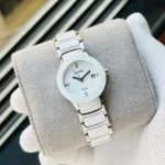 First Copy Rado Jubile White & Silver Couple Watch