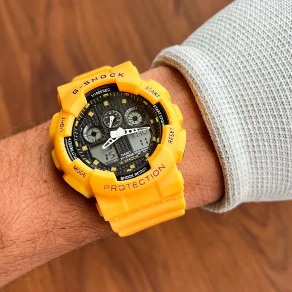 First Copy G-Shock GA-100 Yellow Japan Quality First Copy G-Shock GA-100 Yellow Japan Quality