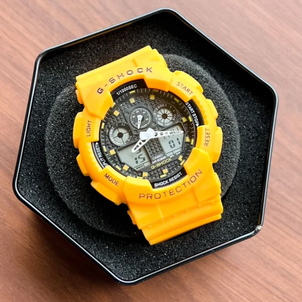 First Copy G-Shock GA-100 Yellow Japan Quality First Copy G-Shock GA-100 Yellow Japan Quality