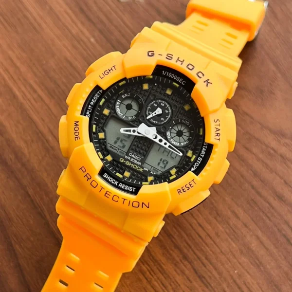 First Copy G-Shock GA-100 Yellow Japan Quality First Copy G-Shock GA-100 Yellow Japan Quality