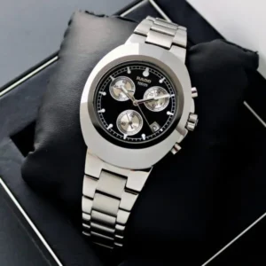 First Copy Rado Diastar Men’s Silver Chronograph Watch