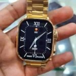 iWatch 8 Ultra with Golden Chain Belt & Ocean Rubber Strap