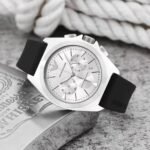 Mens Emporio Armani Watch Silicon Belt Gents (SG327)