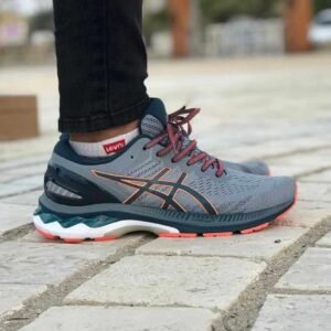 First Copy Kayano 27 Running Shoes Grey with Breathable Mesh