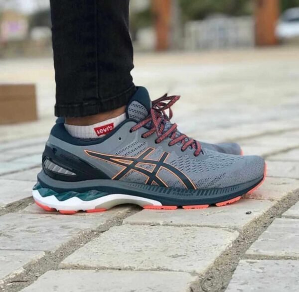 First Copy Kayano 27 Running Shoes Grey with Breathable Mesh First Copy Kayano 27 Running Shoes Grey with Breathable Mesh