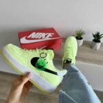Branded Airforce 1 Light Green Sneakers