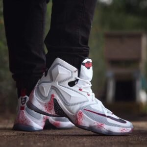 Branded LeBron 13 basketball shoes